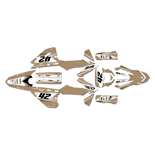 sherco 300sef graphics kit 2025-2027 lethal series tan