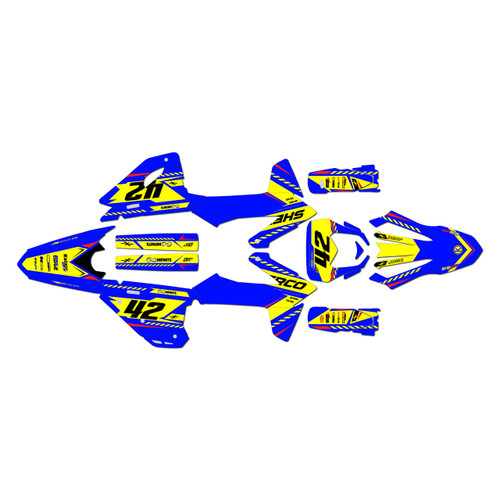 sherco 500sef graphics kit 2025-2027 lethal series yellow