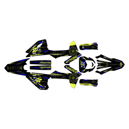 sherco 500sef graphics kit 2025-2027 midgard series yellow