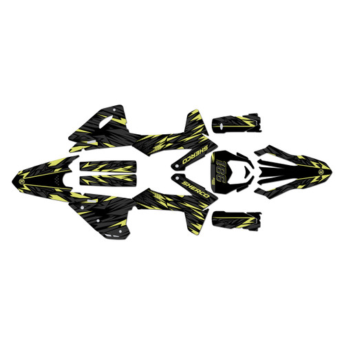 sherco 300se graphics kit 2025-2027 twitch series yellow