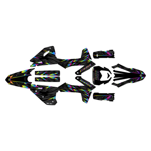 sherco 300se graphics kit 2025-2027 twitch series rainbow