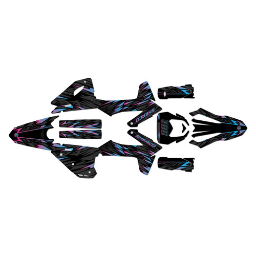 sherco 250sef graphics kit 2025-2027 twitch series magenta