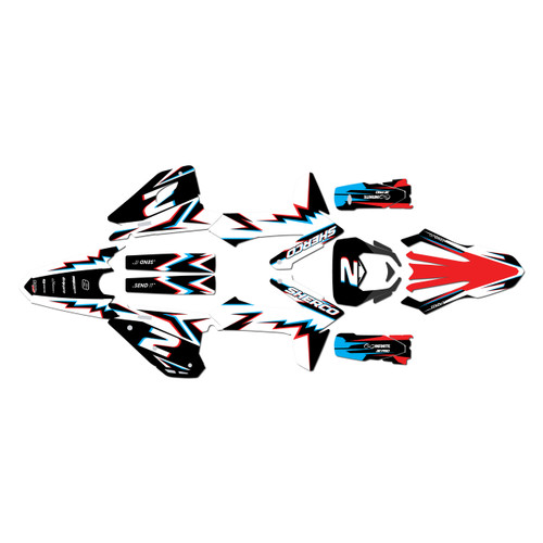 sherco 250se graphics kit 2025-2027 vizion series red