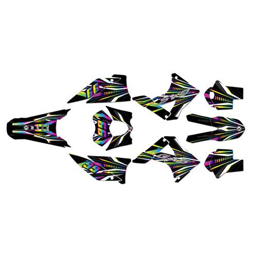 gasgas ec300 graphics kit 2010-2011 prime series rainbow