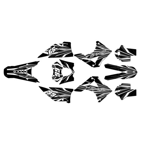 gasgas ec450 graphics kit 2010-2011 prime series white