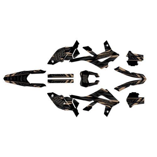 gasgas ec125 graphics kit 2012-2017 twitch series tan