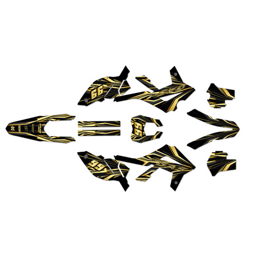 gasgas ec300f graphics kit 2012-2017 prime series gold