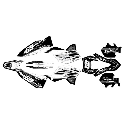 250EXC-F 450EXC-F & 530EXC graphics kit 2008-2011 guard series white