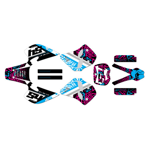 ktm 250exc graphics kit 1993-1997 cyrus series magenta