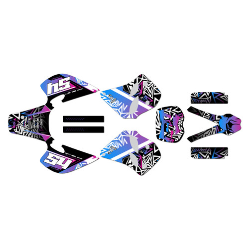 ktm 250exc graphics kit 1993-1997 cyrus series magenta-shift