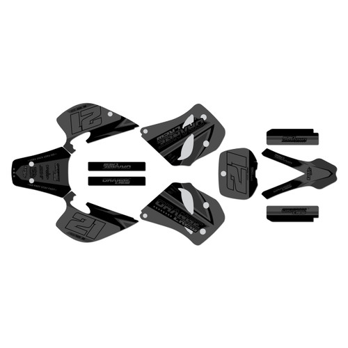 ktm 125exc graphics kit 1993-1997 og series smoke