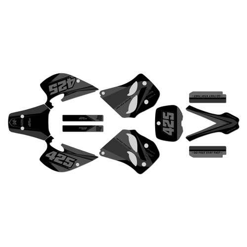 ktm 300exc graphics kit 1993-1997 screech series smoke