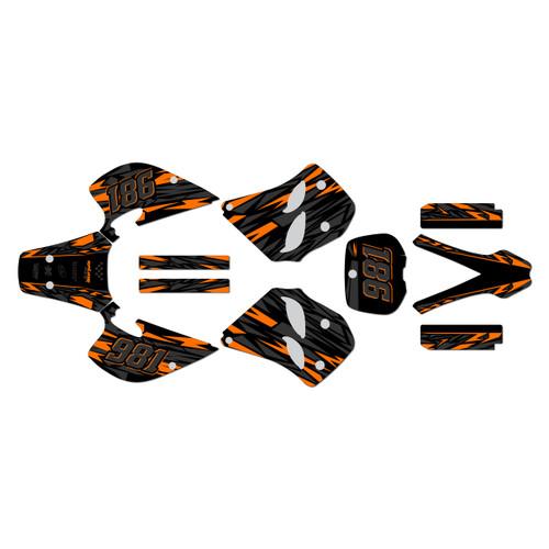 ktm 125sx graphics kit 1993-1997 twitch series orange