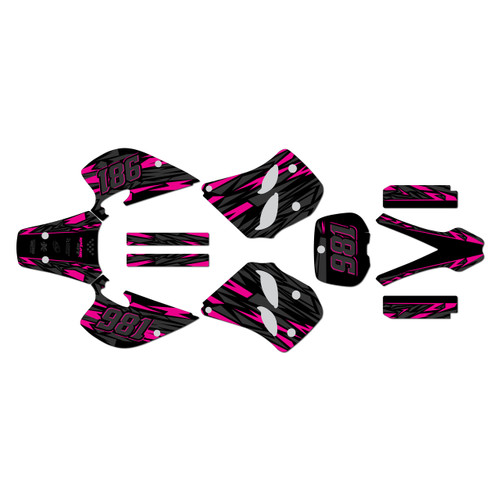 ktm 250exc graphics kit 1993-1997 twitch series magenta
