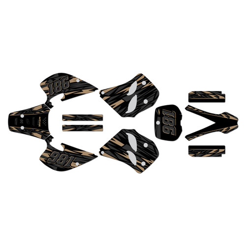 ktm 250exc graphics kit 1993-1997 twitch series tan