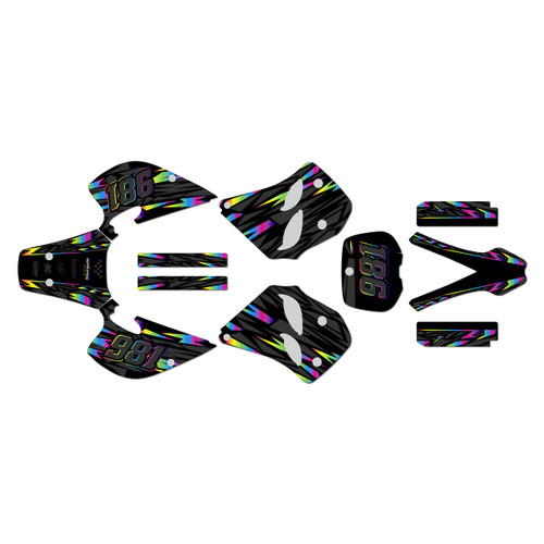 ktm 125exc graphics kit 1993-1997 twitch series rainbow