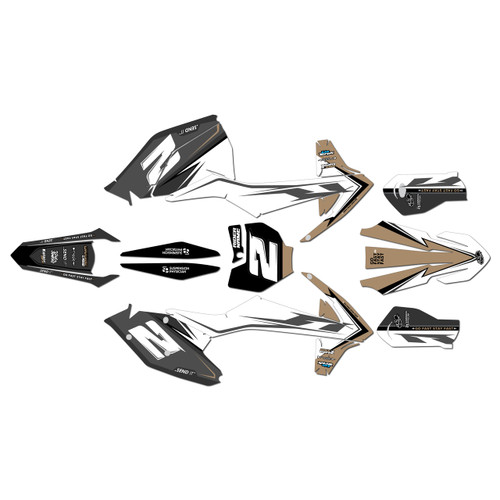 ktm 250sx graphics kit 2017-2018 bold series tan