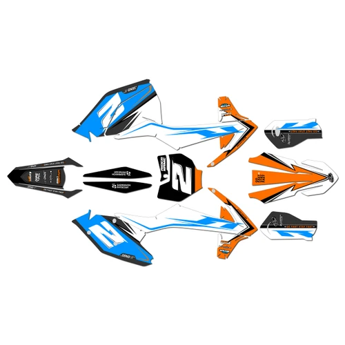 ktm 300xc graphics kit 2017-2018 bold series cyan