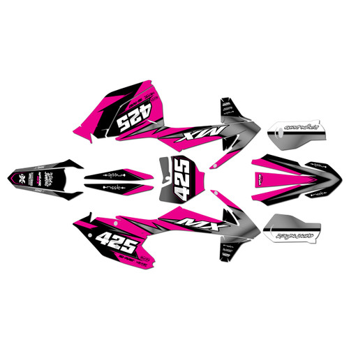ktm 350xcf graphics kit 2016-2018 screech series magenta