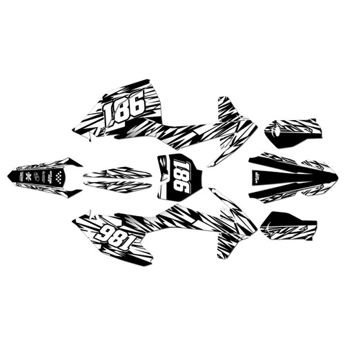ktm 250xc graphics kit 2017-2018 twitch series white