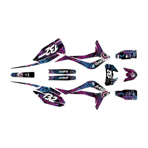 kayo kt250 graphics kit 2021-2026 core series magenta