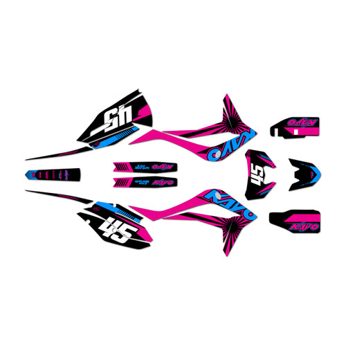 kayo kt250 graphics kit 2021-2026 fh series magenta