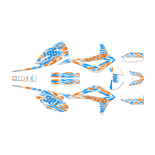 kayo kt250 graphics kit 2021-2026 twitch series cyan