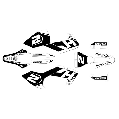 husqvarna fs450 graphics kit 2016-2018 ace series white