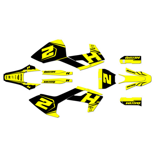 husqvarna fs450 graphics kit 2016-2018 ace series yellow-shift