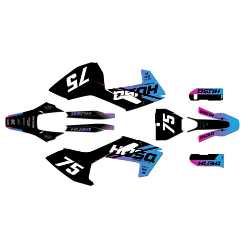 husqvarna fs450 graphics kit 2016-2018 base series magenta