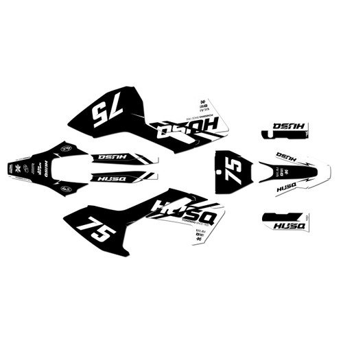 husqvarna fs450 graphics kit 2016-2018 base series white