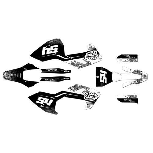 husqvarna fs450 graphics kit 2016-2018 fatality series white