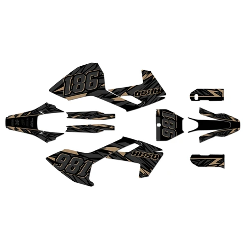 husqvarna fs450 graphics kit 2016-2018 twitch series tan