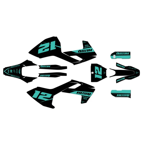 husqvarna fs450 graphics kit 2016-2018 vendetta series tealshft