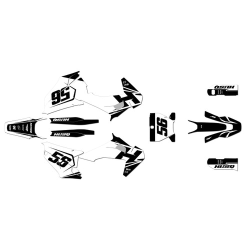 husqvarna fs450 graphics kit 2019-2022 ace series white