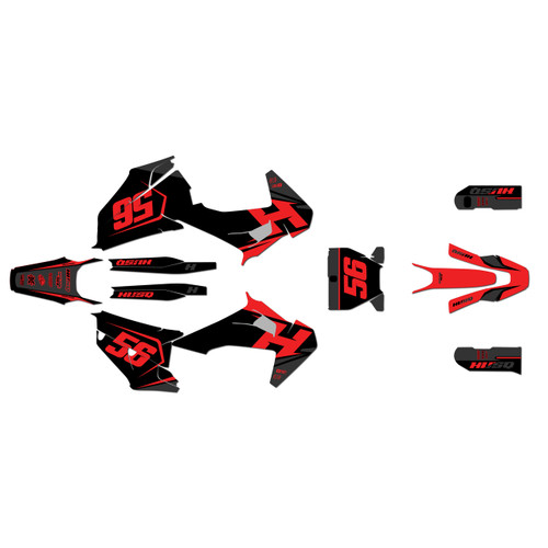 husqvarna fs450 graphics kit 2019-2022 ace series red-shift