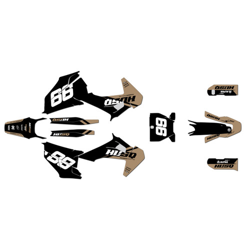 husqvarna fs450 graphics kit 2019-2022 base series tan