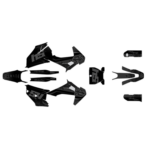 husqvarna fs450 graphics kit 2019-2022 fatality series smoke