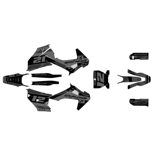 husqvarna fs450 graphics kit 2019-2022 splash series smoke