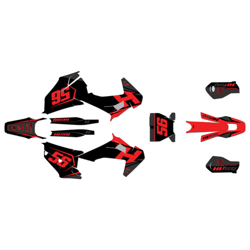 husqvarna tc125 graphics kit 2019-2022 ace series red-shift