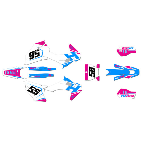 husqvarna tx300 graphics kit 2019-2022 ace series magenta