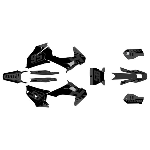 husqvarna tx300 graphics kit 2019-2022 ace series smoke