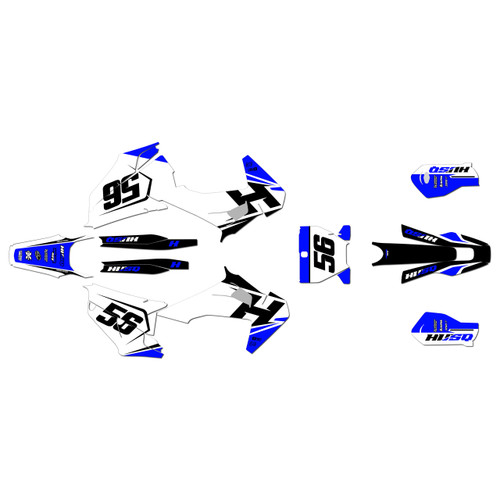 husqvarna fx450 graphics kit 2019-2022 ace series blue