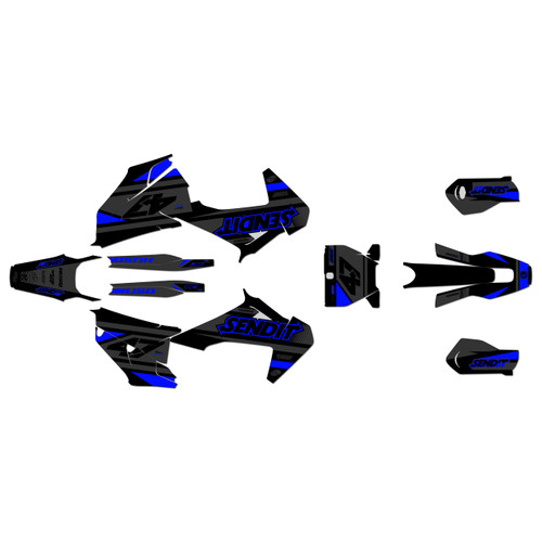 husqvarna tc250 graphics kit 2019-2022 fresh series blue-shift