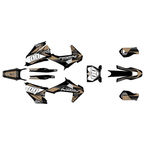 husqvarna tx300 graphics kit 2019-2022 rugged series tan