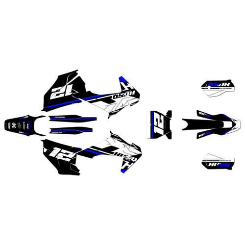 husqvarna tx300 graphics kit 2019-2022 serenity series blue