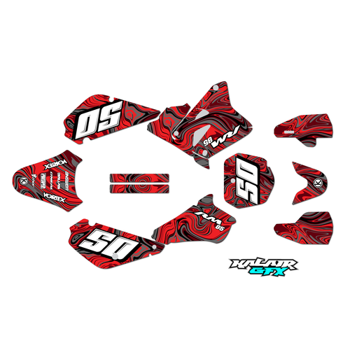 Graphics Kit for Suzuki RM85 (2001-2023) Snagged Series