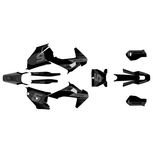 husqvarna fx450 graphics kit 2019-2022 turbo series smoke