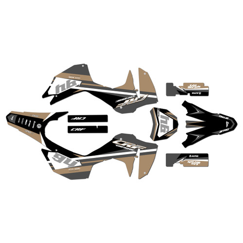 honda crf300f graphics kit 2025-2026 imperator series tan