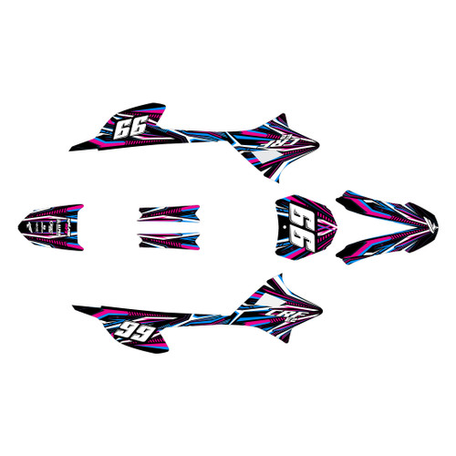 honda crf-e2 graphics kit 2022-2026 prime series magenta